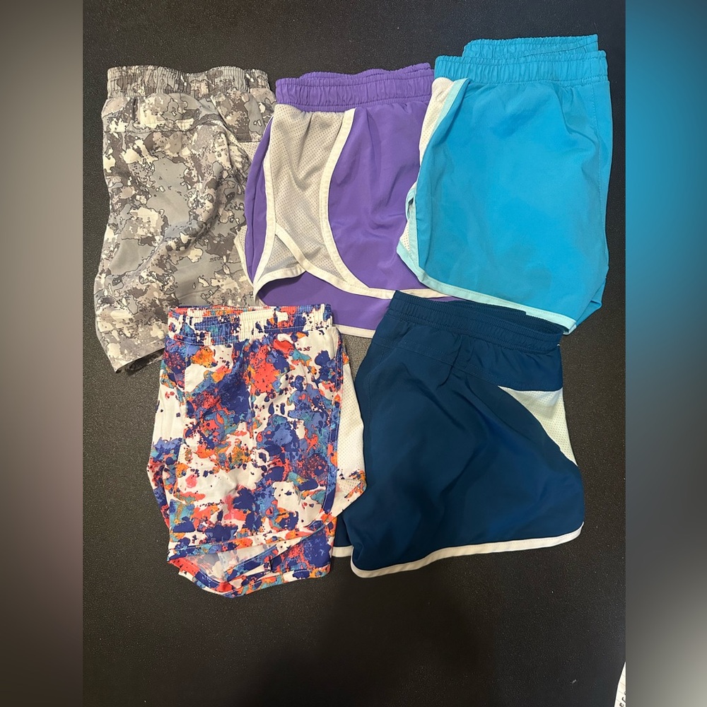 Colorful Athletic Shorts Set